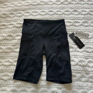Women's Black High-Waisted Shorts